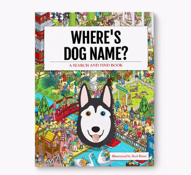 Personalized Where's {dogsName} Book